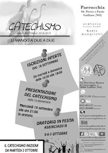 Presentazione Catechismo 2018-2019