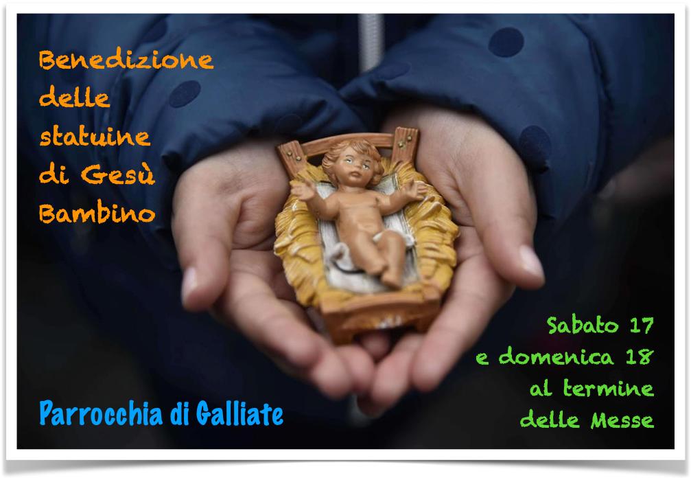 Benedizione delle statuine di Gesù Bambino