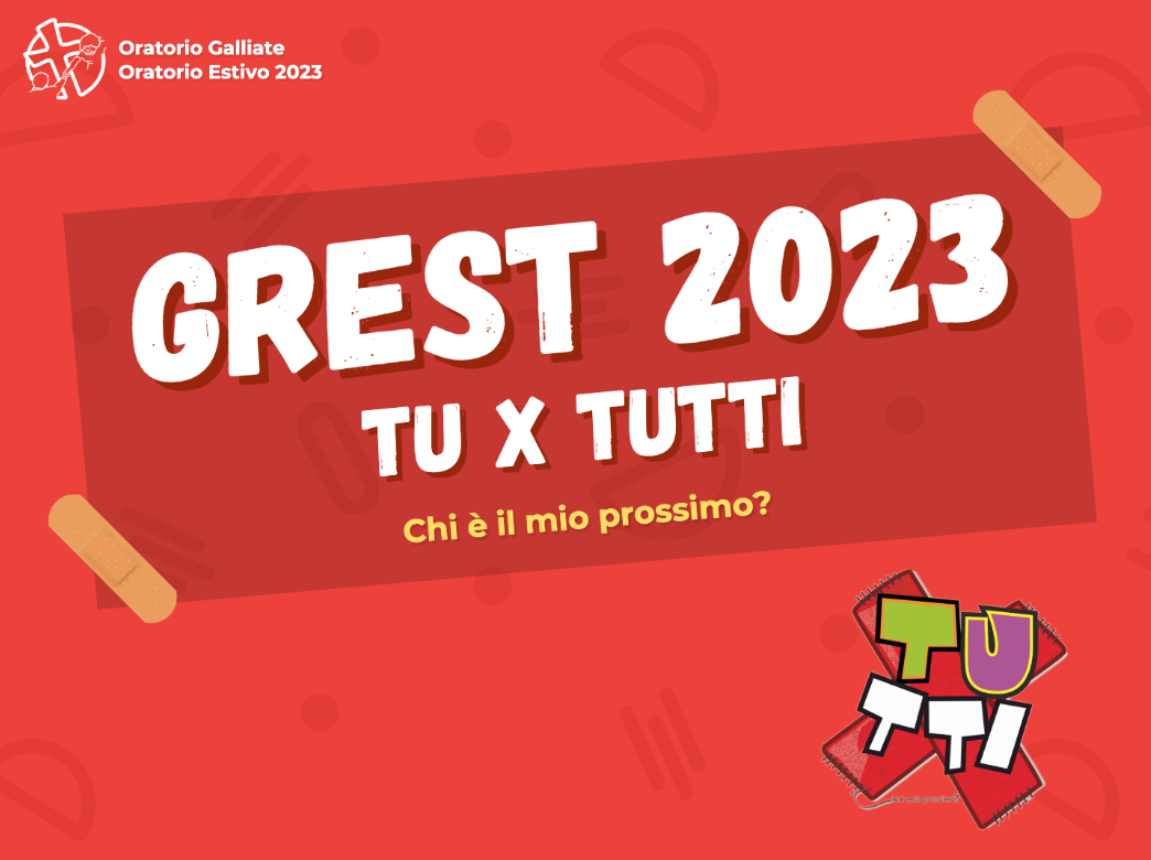 Oratorio Estivo 2023 – GrEst – Infografica