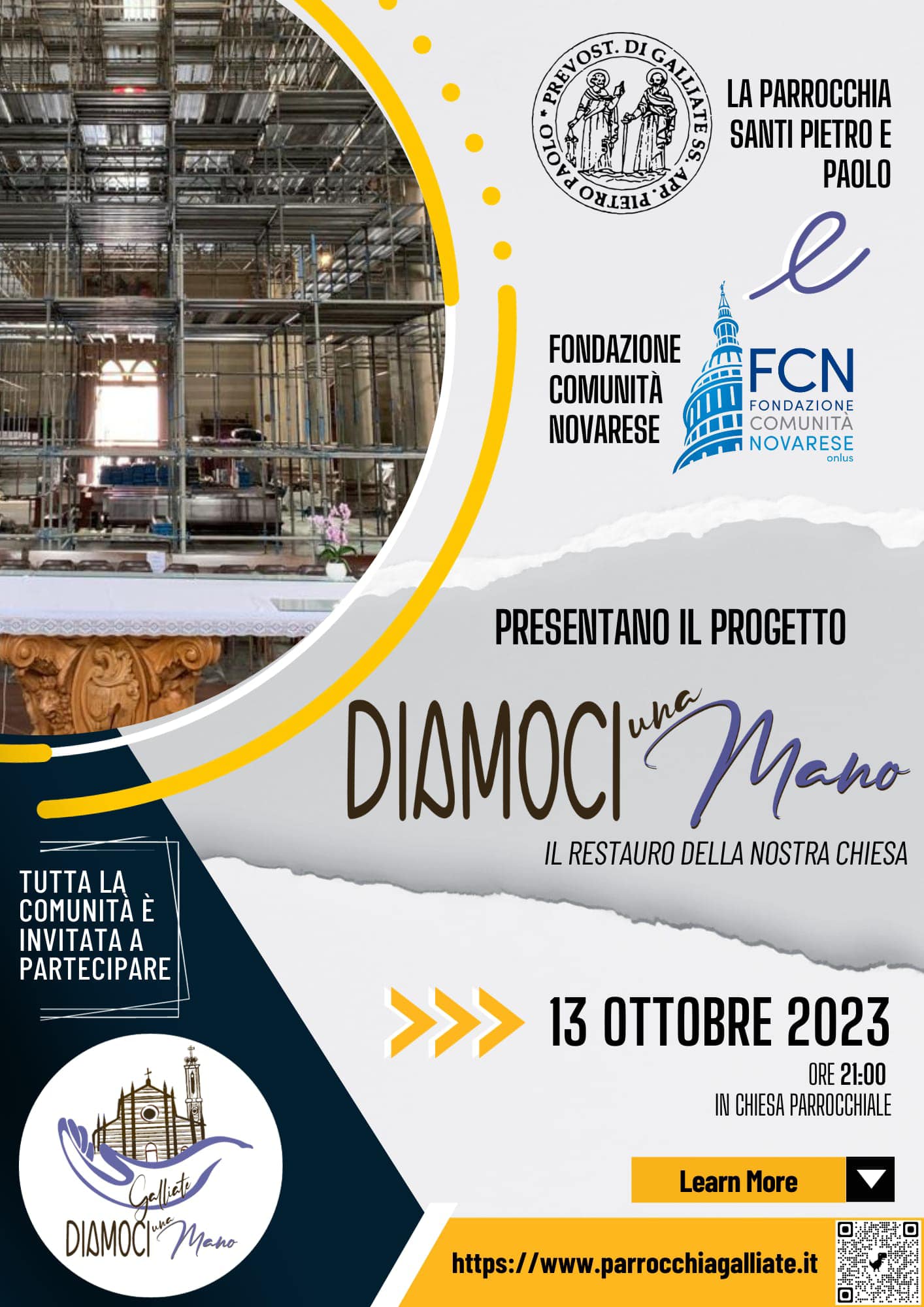 Presentazione del progetto “Diamoci una mano”