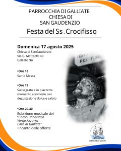 Festa del SS. Crocifisso – Chiesa di San Gaudenzio