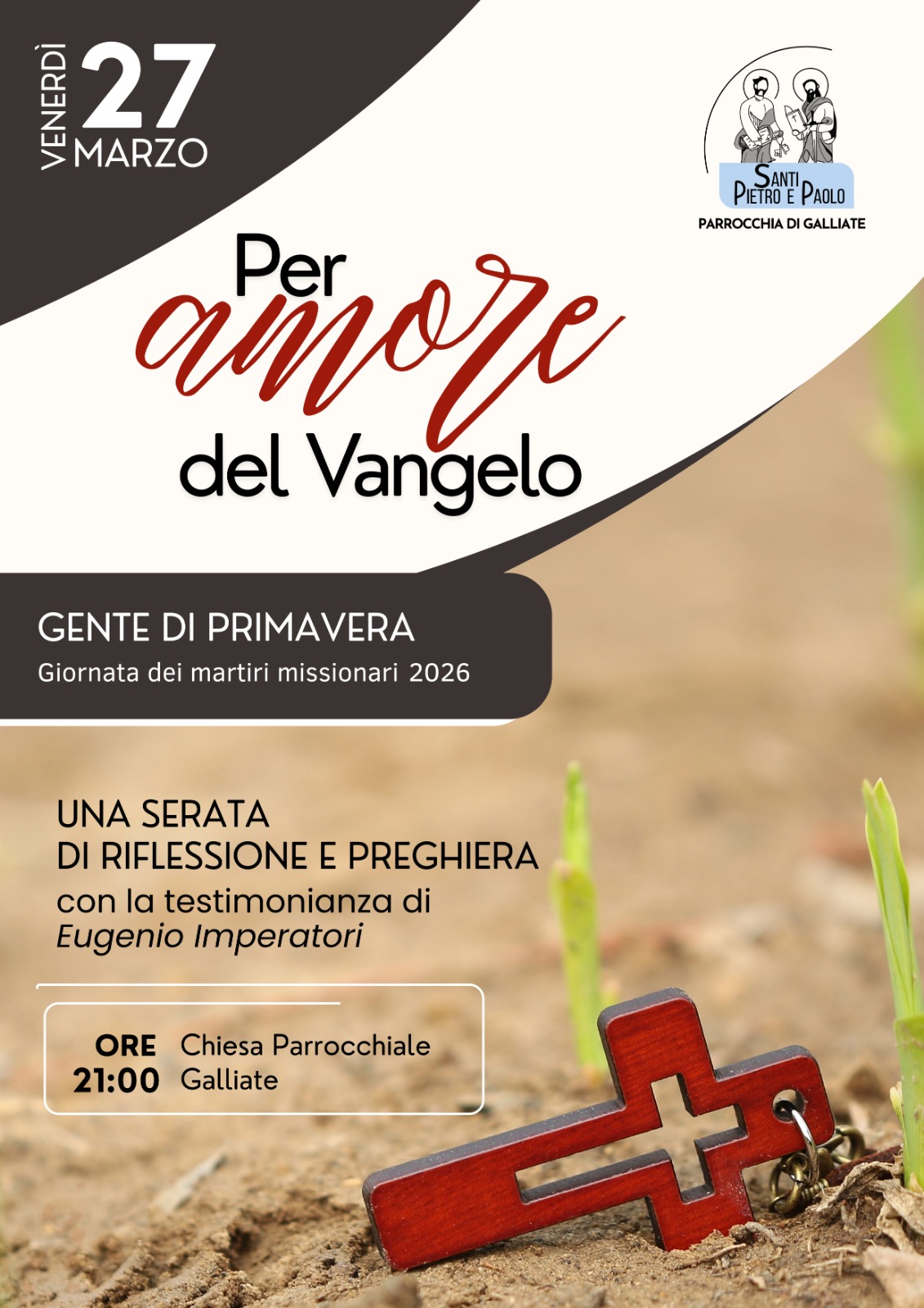 Per amore del Vangelo