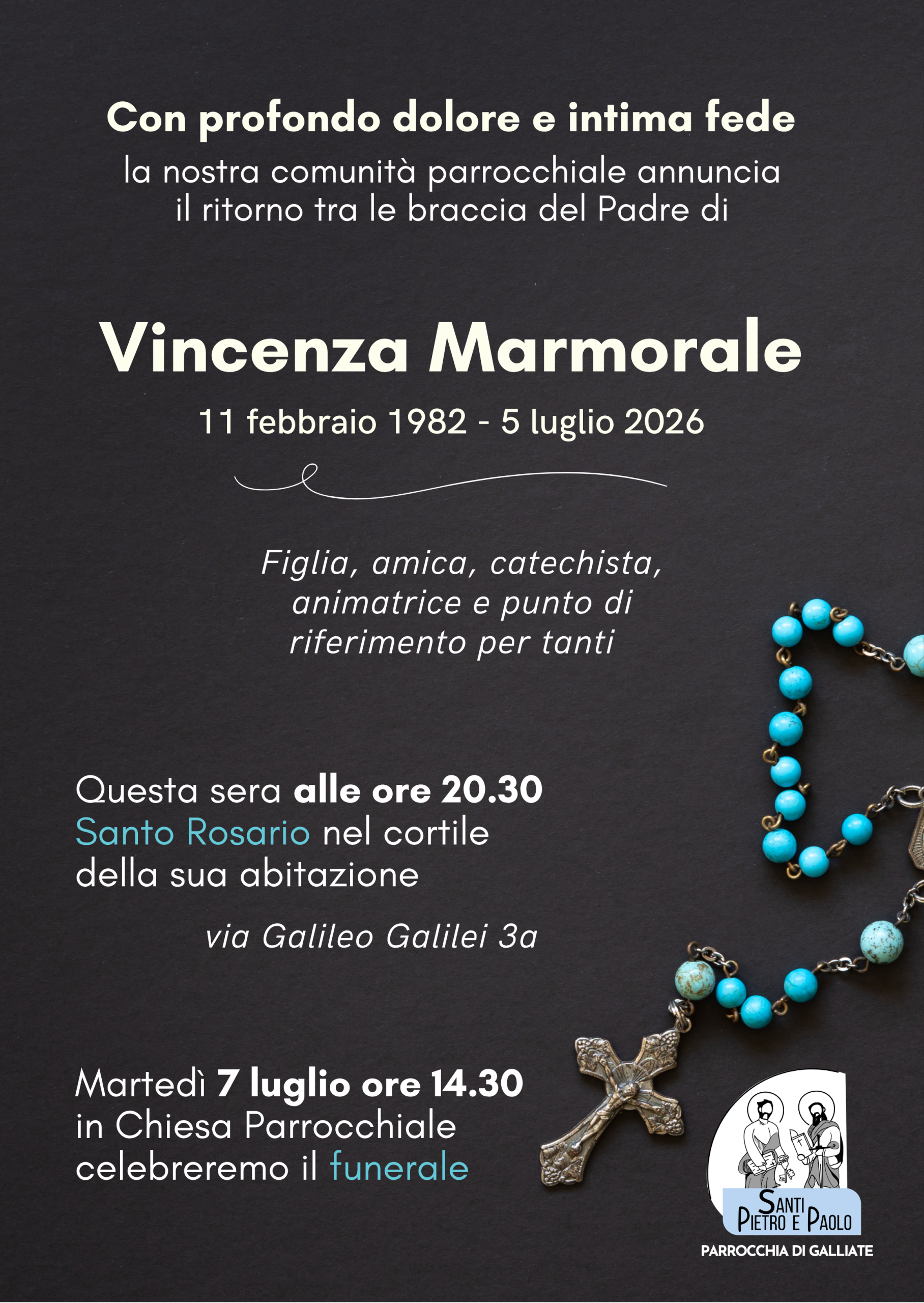 Vincenza tra le braccia del Padre